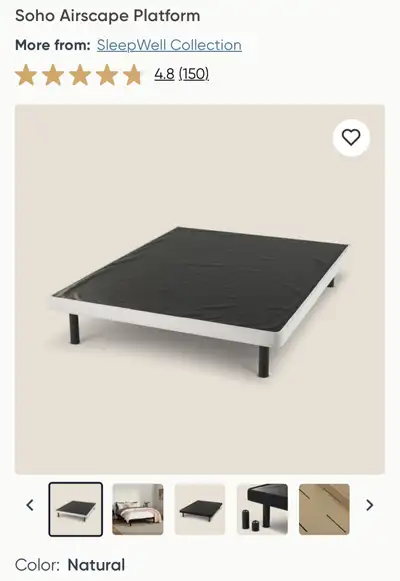 Platform bed king size, View more