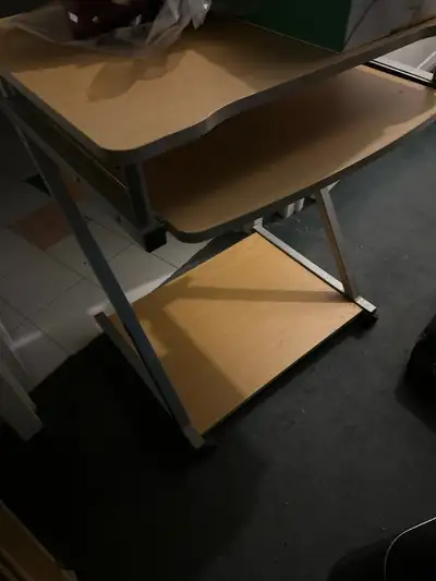 Computer Desk with Keyboard Tray, View more