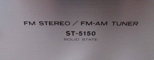 SONY ST 5150 Solid State FM Stereo/FM - AM Tuner. in Stereo Systems & Home Theatre in Kelowna - Image 3