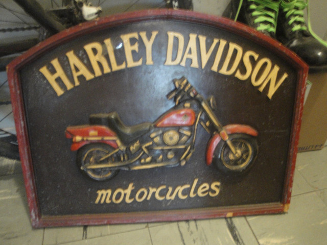 Harley - Davidson  Wall  Plaque   $ 50 in Street, Cruisers & Choppers in Hamilton