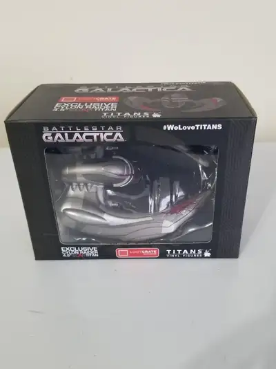 Battlestar Galactica 4.5" Cylon Raider Titans Vinyl Figure , New, View more