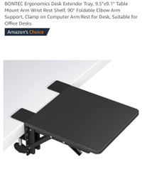 New BONTEC Ergonomics Desk Extender Tray