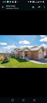 3 bedroom house in Guelph