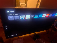 Smart tv 65” tv with remote 
