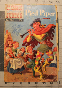 Classics Illustrated Junior #504 The Pied Piper January 1954