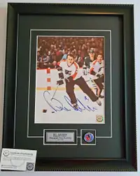 Bill Barber Autographed Philadelphia Flyers 8x10 Framed