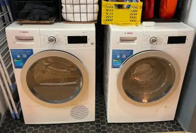 Bosch 500 Series compact washer and ventless dryer, View more
