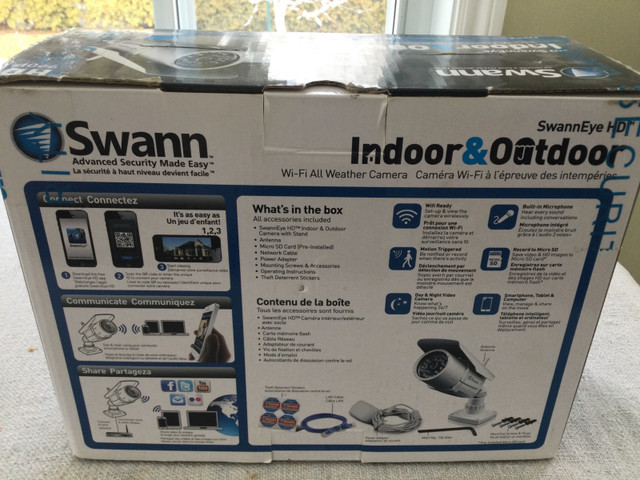 Camera Wifi intérieur/extérieur de marque Swann ( neuve) dans Appareils photo et caméras  à Longueuil/Rive Sud - Image 3
