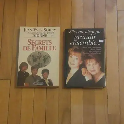 5 livres:$1. chacun. HISTOIRES VÉCUES: SECRETS DE FAMILLE.Etc., View more