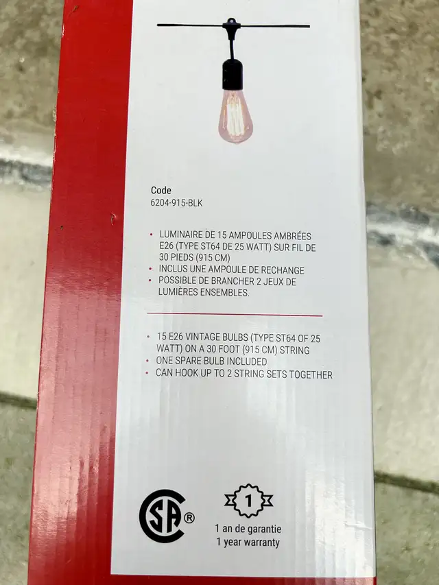 Patio String Lights in Outdoor Lighting in City of Toronto - Image 4