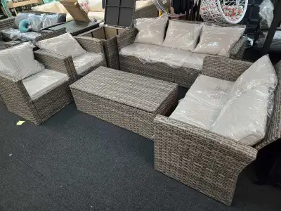 6 Pieces Patio Sofa Set, View more