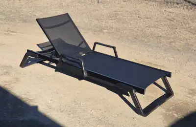 Black Chaise/Loungers. Tanning Chairs, View more
