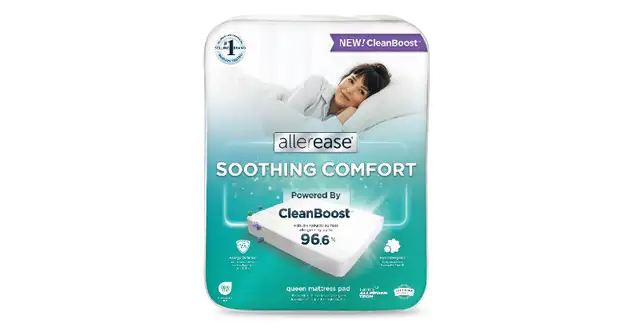 CLEARANCE - ALLEREASE Soothing Comfort Mattress Pad - KING in Bedding in Calgary - Image 3