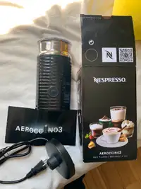 NEW! -- Cappuccino milk frother Nespresso Aeroccino 3 -- NEW!