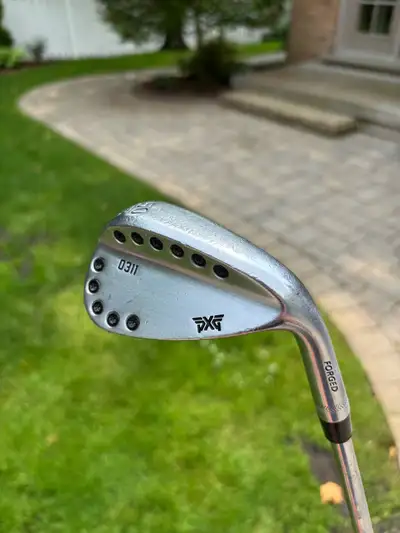 50 degree wedge with Dynamic Gold True Temper Tour Issue shaft. Regular flex. 12 degrees bounce.