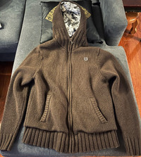 ZOO YORK Knitted Lambs wool SB hoodie jacket