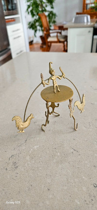 Vintage Brass Balancing Figure