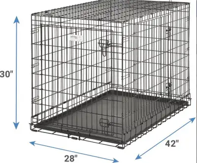 extra large wire dog crate