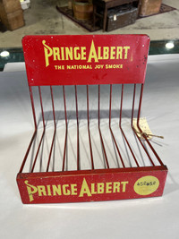 Painted tin Prince Albert shelf 