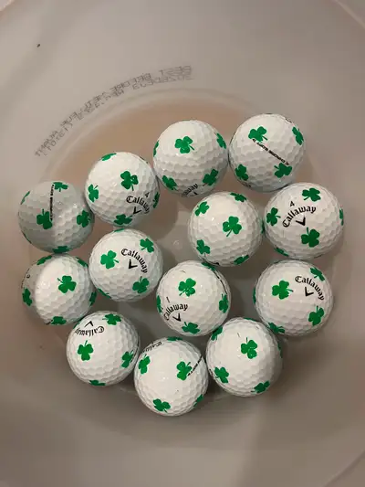 Chrome Soft Shamrock Golf Balls, View more