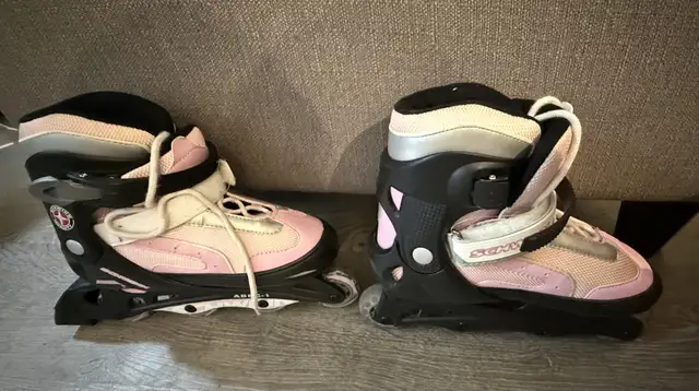 Schwinn ABEC 1 Junior Rec Fitness Skates Pink Adjustable in Skates & Blades in Oshawa / Durham Region - Image 8