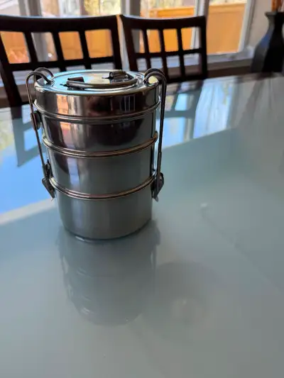 Stainless steel and in excellent condition