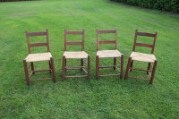 Old Ladder Back Chairs