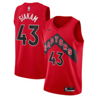 Pascal Siakam Toronto Raptors Basketball NBA Red Home Jersey