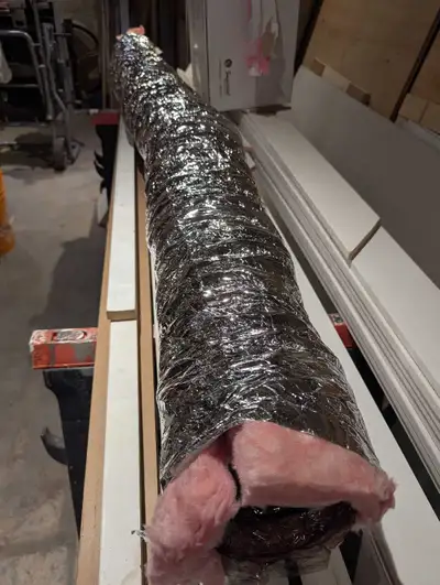 insulated air duct 4 inch x 6 ft, View more