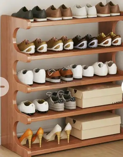 5 tier bamboo shoe rack organizer, View more