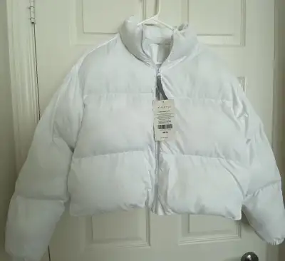 Fabletics Puffer Jacket (White, XS), View more