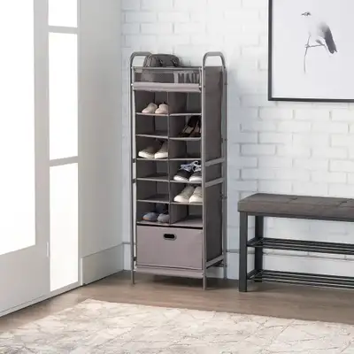 neatfreak! Vertical Cubby Storage Organizer (Brushed Nickel), View more