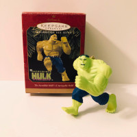 Vtg 1997 Hallmark Keepsake Ornament The Incredible Hulk Marvel