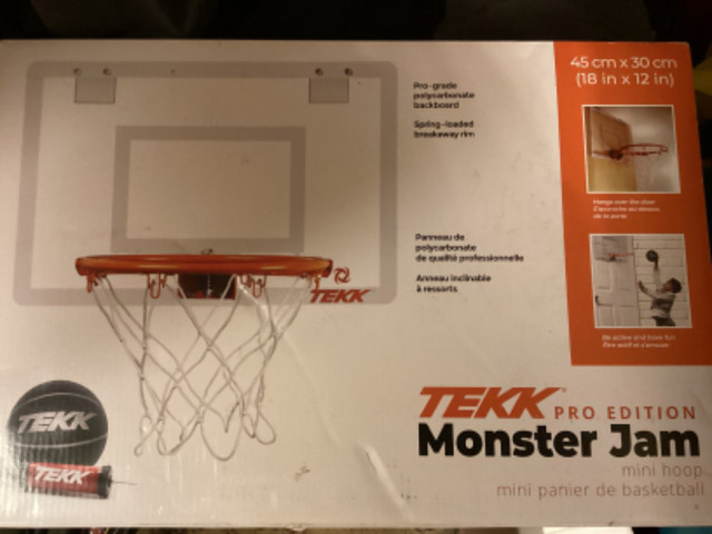 Tekk monster Jam pro edition basketball hoop in Basketball in Winnipeg - Image 2