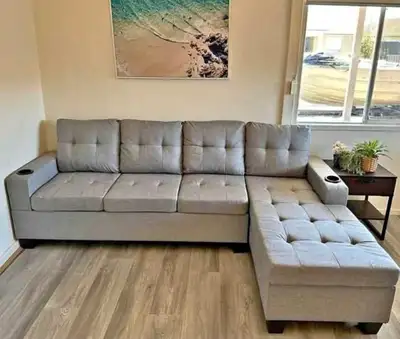 Brand New 4-Seater Sectional Sofa – Comfort Meets Style! Upgrade your living space with this stylish...