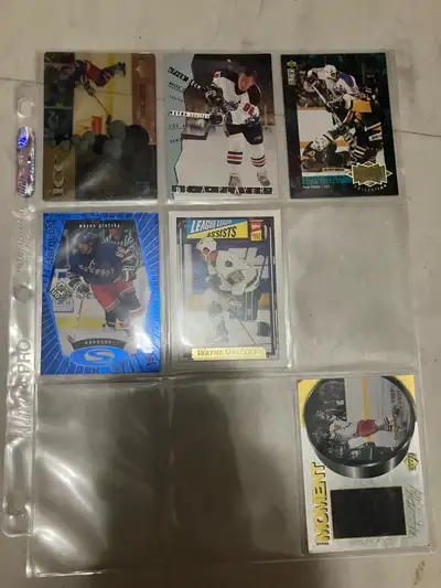 Different Wayne Gretzky hockey cards