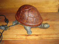 Vintage turtle lamp