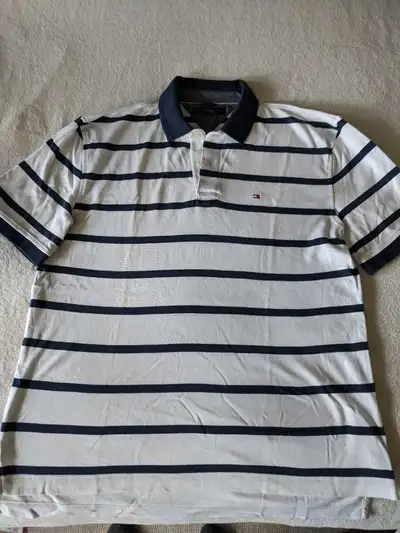 Tommy Hilfiger Striped Polo Shirt Men's XL, View more