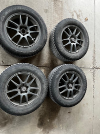 225/65/17 Winter Tires on Alloy Rims 