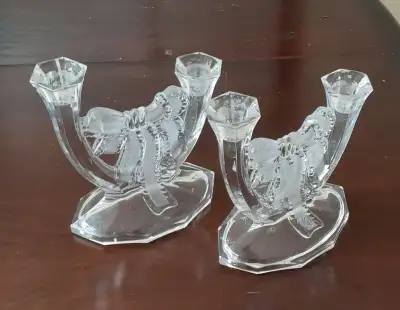 Crystal Double Candle Holder set, View more