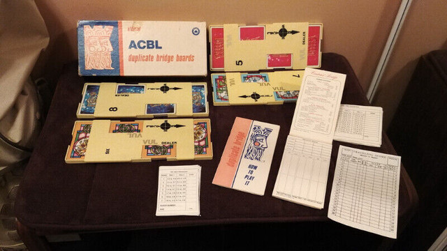 ACBL Duplicate Bridge – 1968-1976 dans Jouets et jeux  à Longueuil/Rive Sud - Image 3