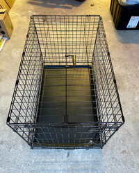 Large Single Door Folding Pet Crate