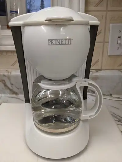 Prinetti Small Coffee Maker 4 Cups White, View more