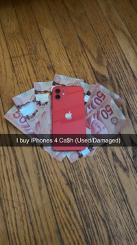 iPhone 12 256 GB (Cash 4 iPhones, Used/Damaged)