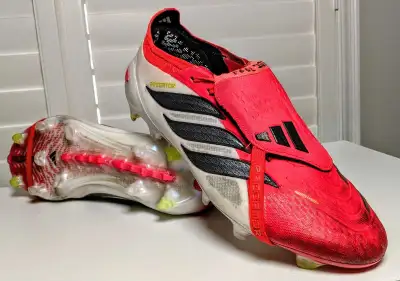 USED PREDATOR ELITE Fold-Over Tongue Firm Ground Soccer Cleats, View more