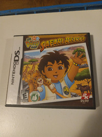 Nintendo DS Safari Rescue Video Game 2007 GO Diego Go!