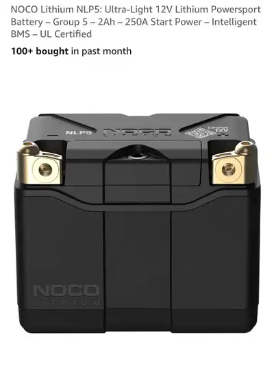 Brand new SEALED box ✔️York mills and Don mills Regular price $140 ✅️NOCO Lithium NLP5: Ultra-Light...