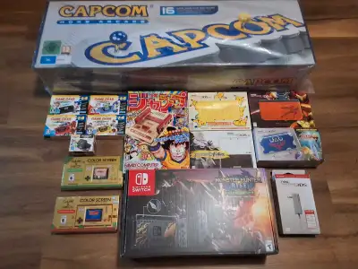 switch console and games, amiibo, ps5 game, ps4 game, 3ds, View more