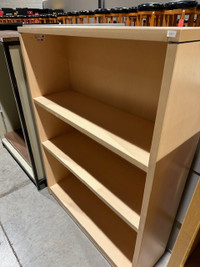 Book Shelf, Light wood tone, 3 shelves, adjustable