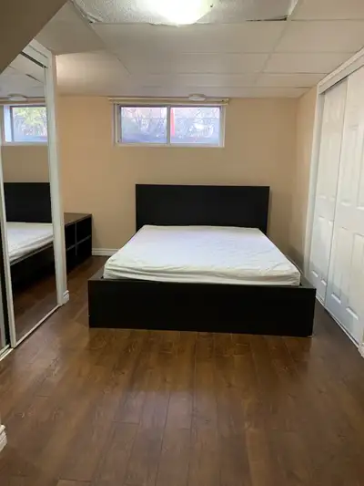 Two Bedroom Den Furnished Basement Etobicoke